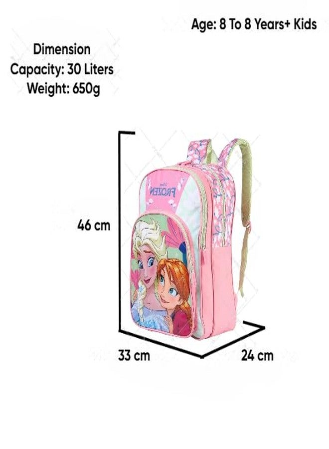 STRIDERS Frozen School Bag for Kids | Fun Lightweight Durable Backpack | Padded Comfortable Straps & Sparkling Elsa & Anna Design | Ideal for School Adventures | Age 8+ | 18 inches - Image 5